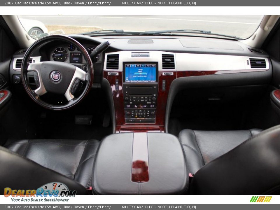 2007 Cadillac Escalade ESV AWD Black Raven / Ebony/Ebony Photo #8