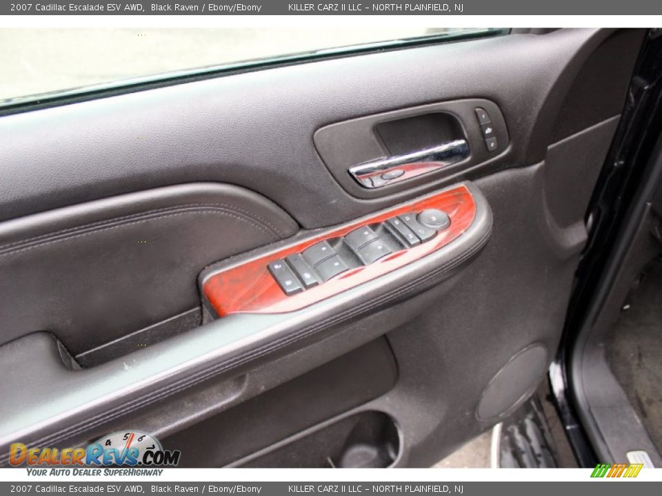2007 Cadillac Escalade ESV AWD Black Raven / Ebony/Ebony Photo #12