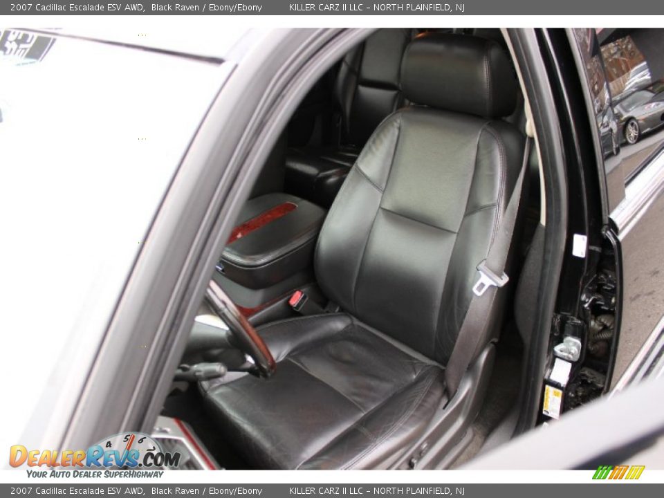 2007 Cadillac Escalade ESV AWD Black Raven / Ebony/Ebony Photo #13