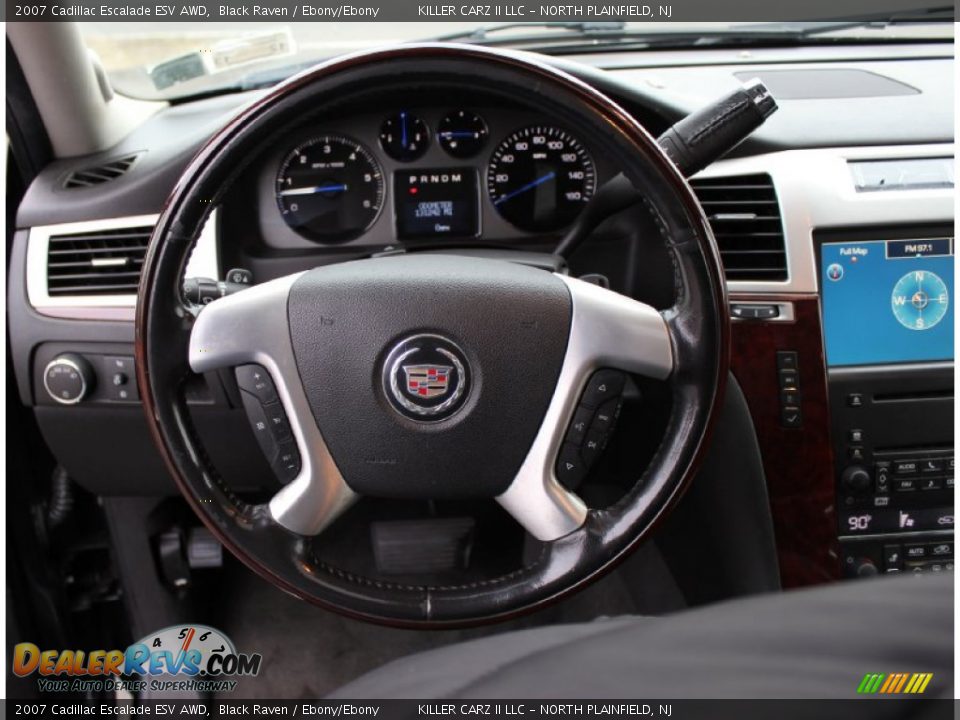 2007 Cadillac Escalade ESV AWD Black Raven / Ebony/Ebony Photo #16