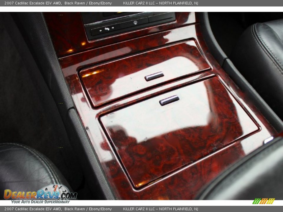 2007 Cadillac Escalade ESV AWD Black Raven / Ebony/Ebony Photo #19