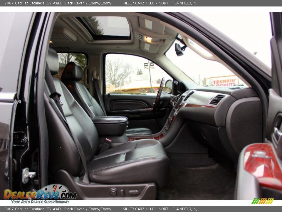 2007 Cadillac Escalade ESV AWD Black Raven / Ebony/Ebony Photo #20