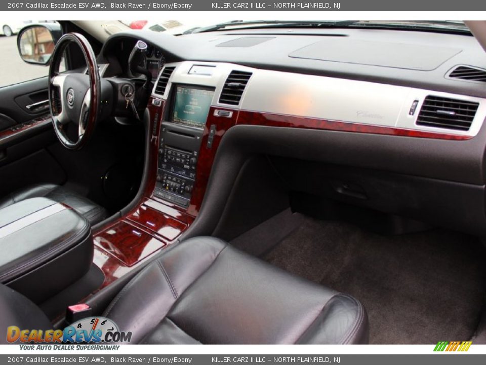 2007 Cadillac Escalade ESV AWD Black Raven / Ebony/Ebony Photo #21