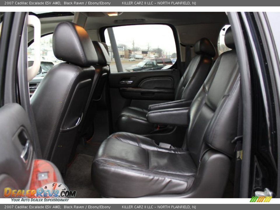 2007 Cadillac Escalade ESV AWD Black Raven / Ebony/Ebony Photo #23
