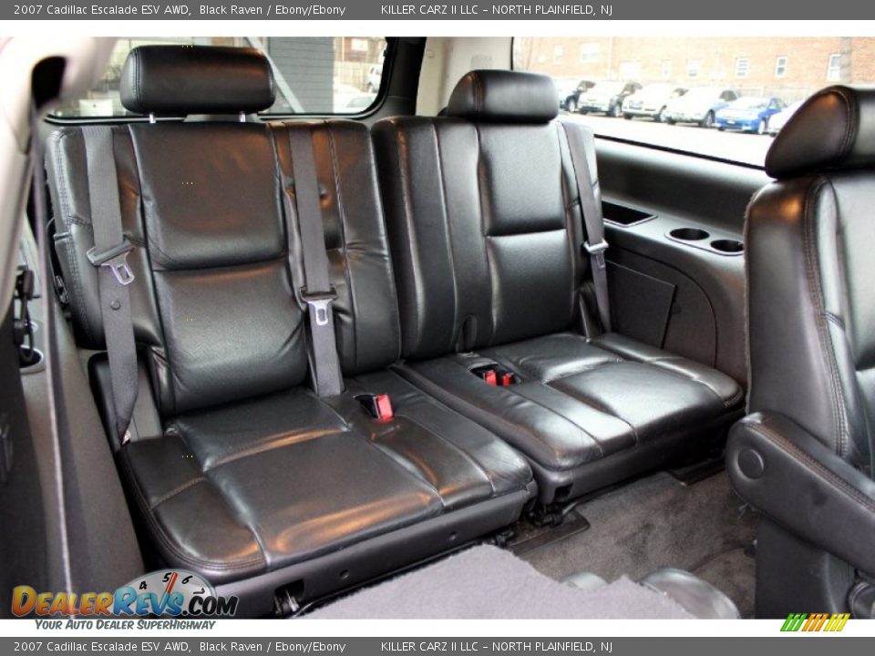 2007 Cadillac Escalade ESV AWD Black Raven / Ebony/Ebony Photo #25
