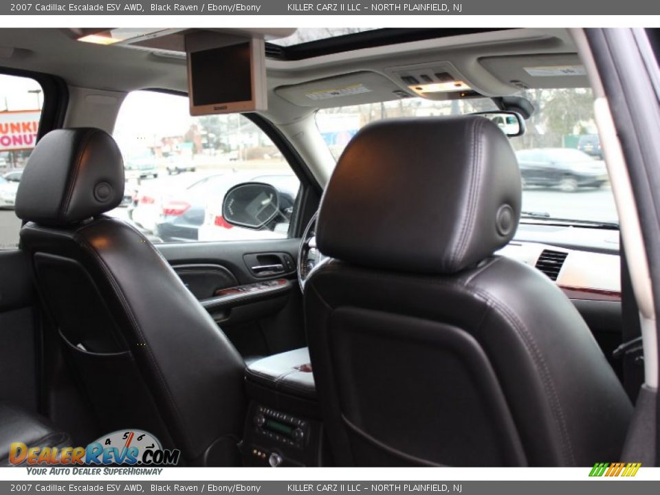 2007 Cadillac Escalade ESV AWD Black Raven / Ebony/Ebony Photo #26