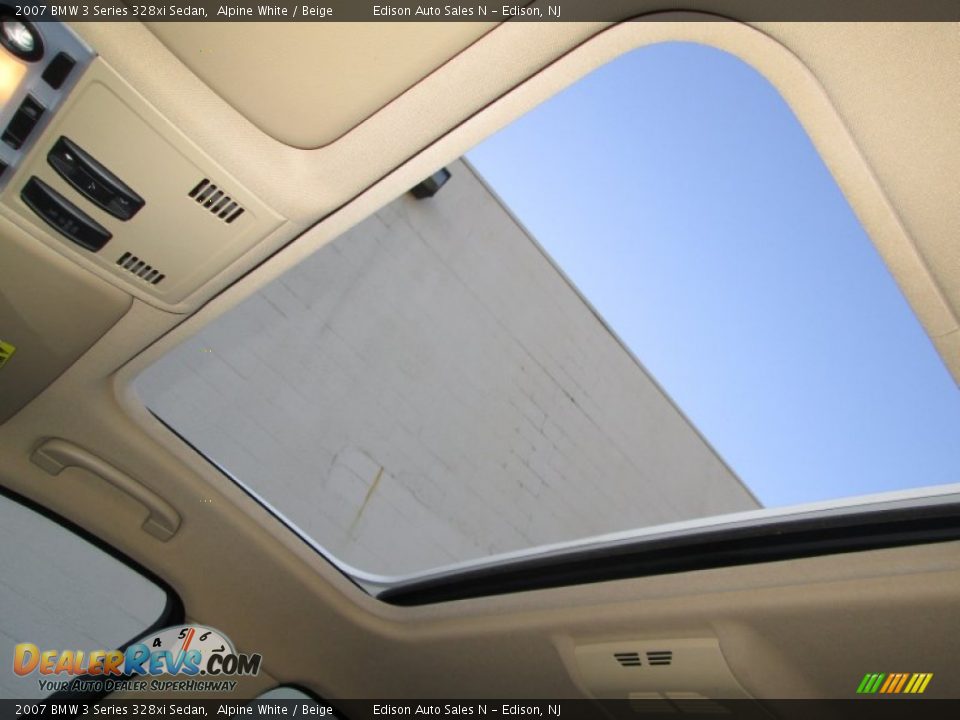 2007 BMW 3 Series 328xi Sedan Alpine White / Beige Photo #19