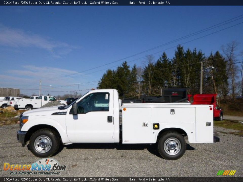 Oxford White 2014 Ford F250 Super Duty XL Regular Cab Utility Truck Photo #5