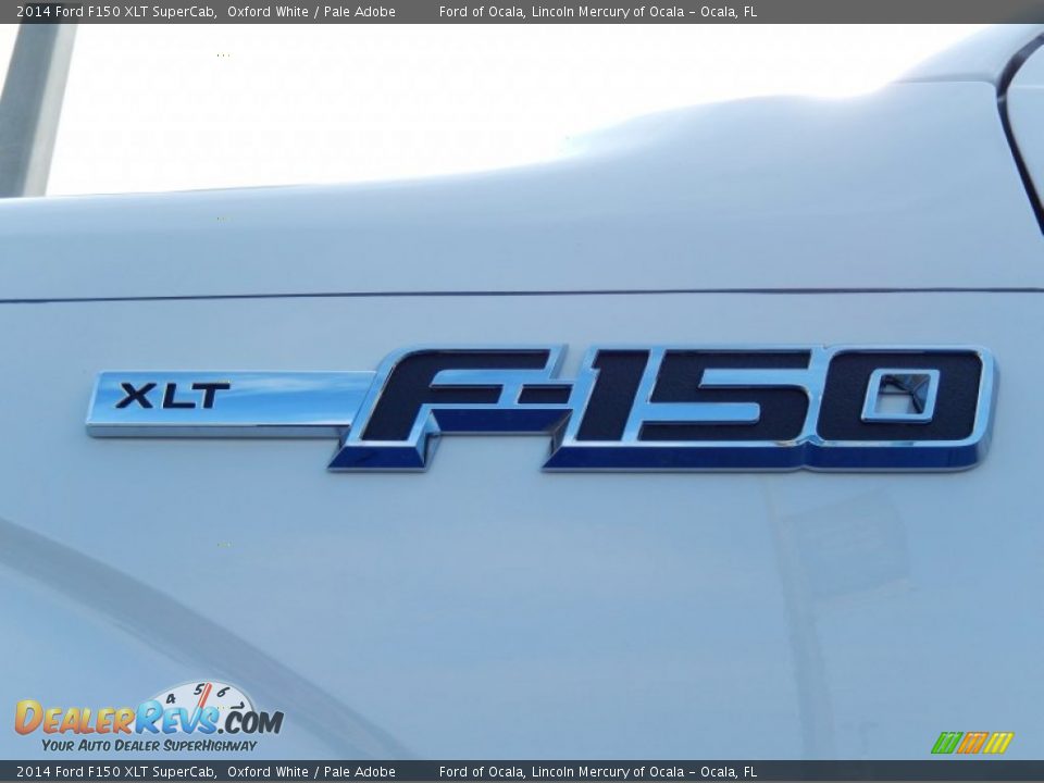 2014 Ford F150 XLT SuperCab Oxford White / Pale Adobe Photo #5