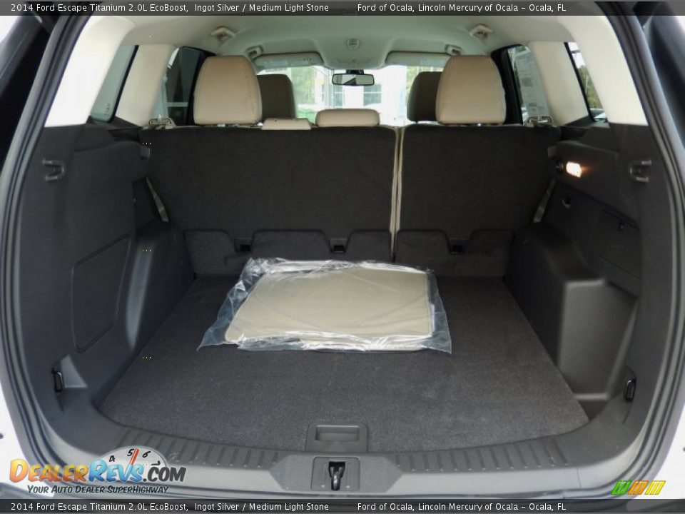 2014 Ford Escape Titanium 2.0L EcoBoost Ingot Silver / Medium Light Stone Photo #5