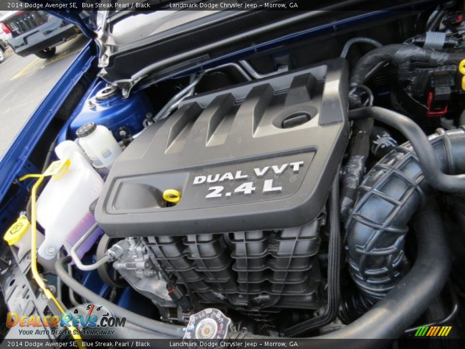 2014 Dodge Avenger SE Blue Streak Pearl / Black Photo #9