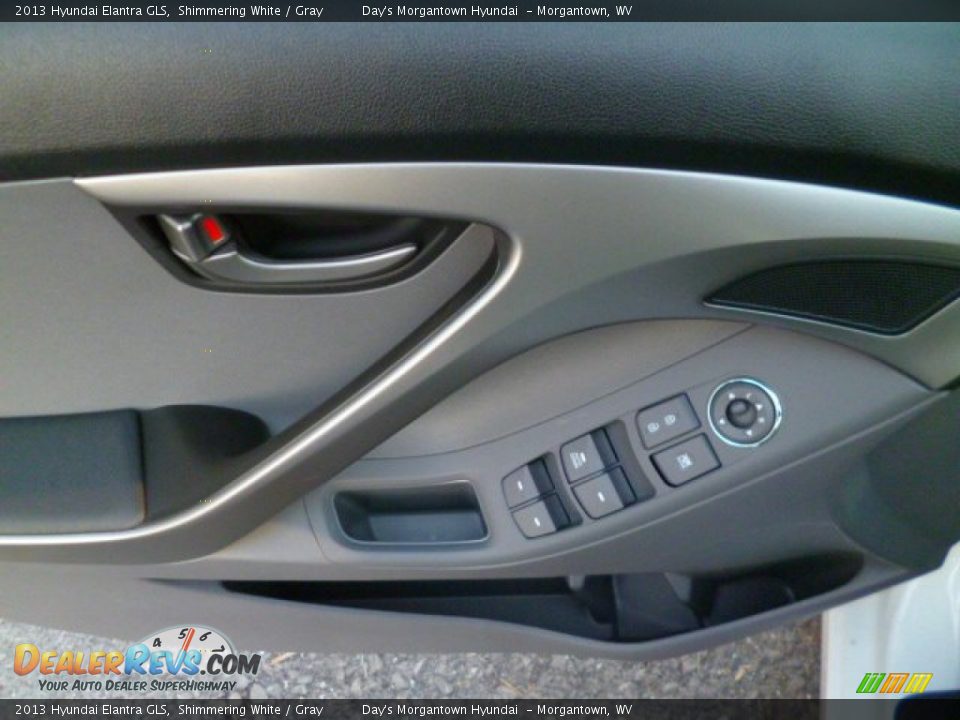 2013 Hyundai Elantra GLS Shimmering White / Gray Photo #17