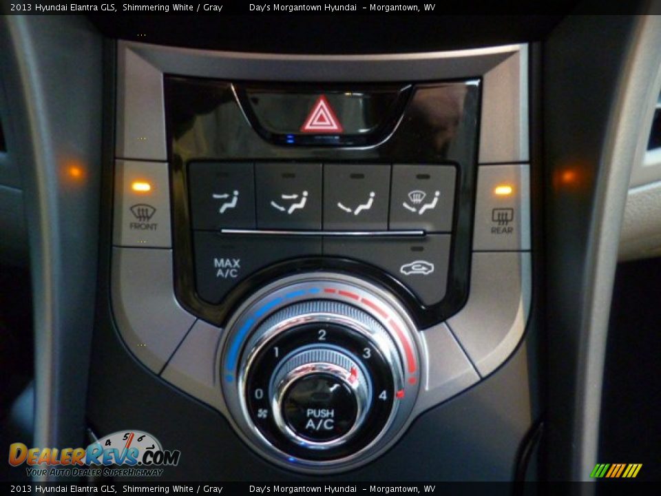 2013 Hyundai Elantra GLS Shimmering White / Gray Photo #18