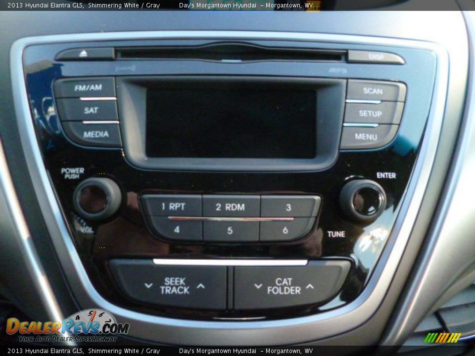 2013 Hyundai Elantra GLS Shimmering White / Gray Photo #19
