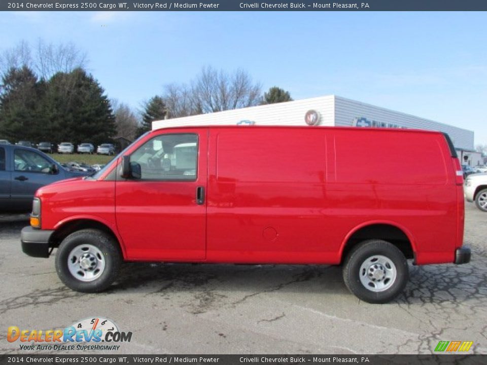 Victory Red 2014 Chevrolet Express 2500 Cargo WT Photo #2