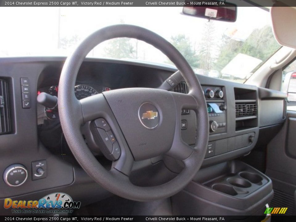 2014 Chevrolet Express 2500 Cargo WT Victory Red / Medium Pewter Photo #8