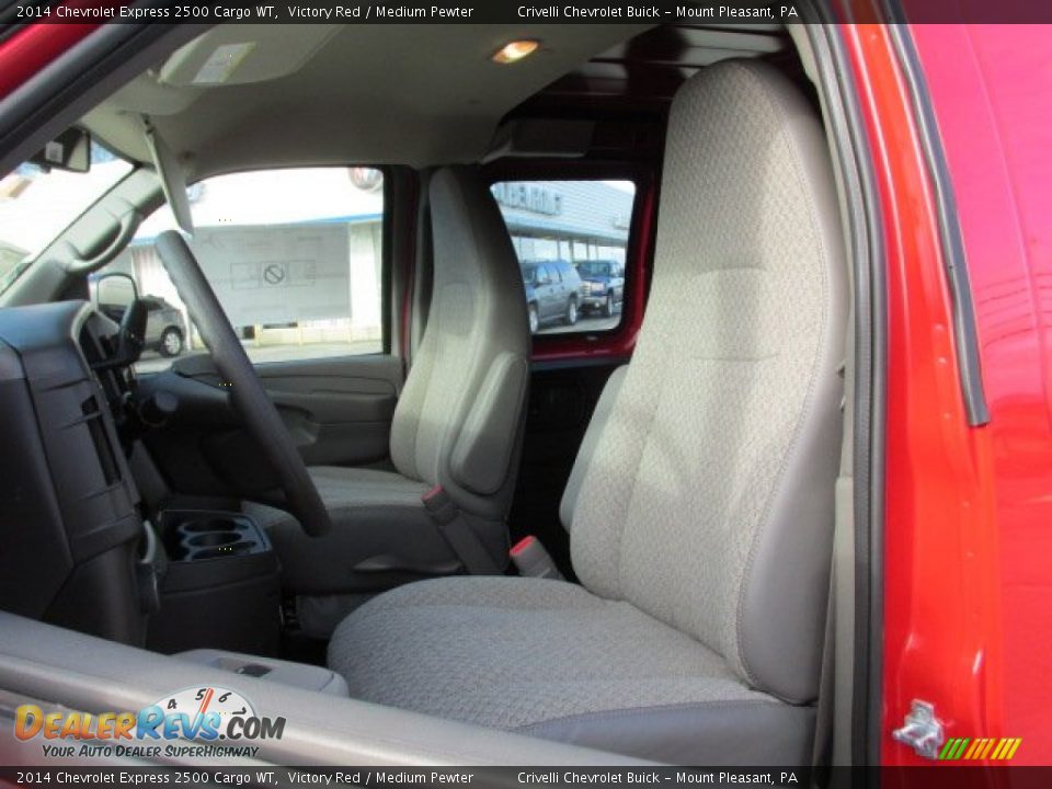2014 Chevrolet Express 2500 Cargo WT Victory Red / Medium Pewter Photo #10