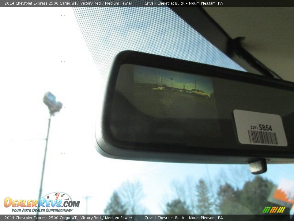2014 Chevrolet Express 2500 Cargo WT Victory Red / Medium Pewter Photo #12