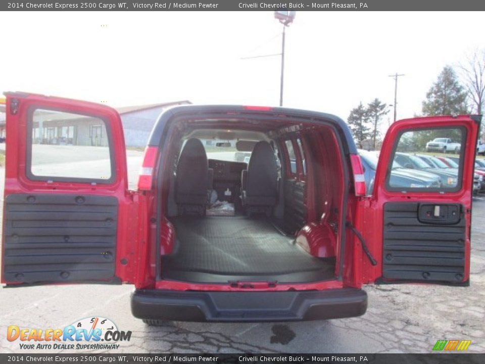 2014 Chevrolet Express 2500 Cargo WT Victory Red / Medium Pewter Photo #13