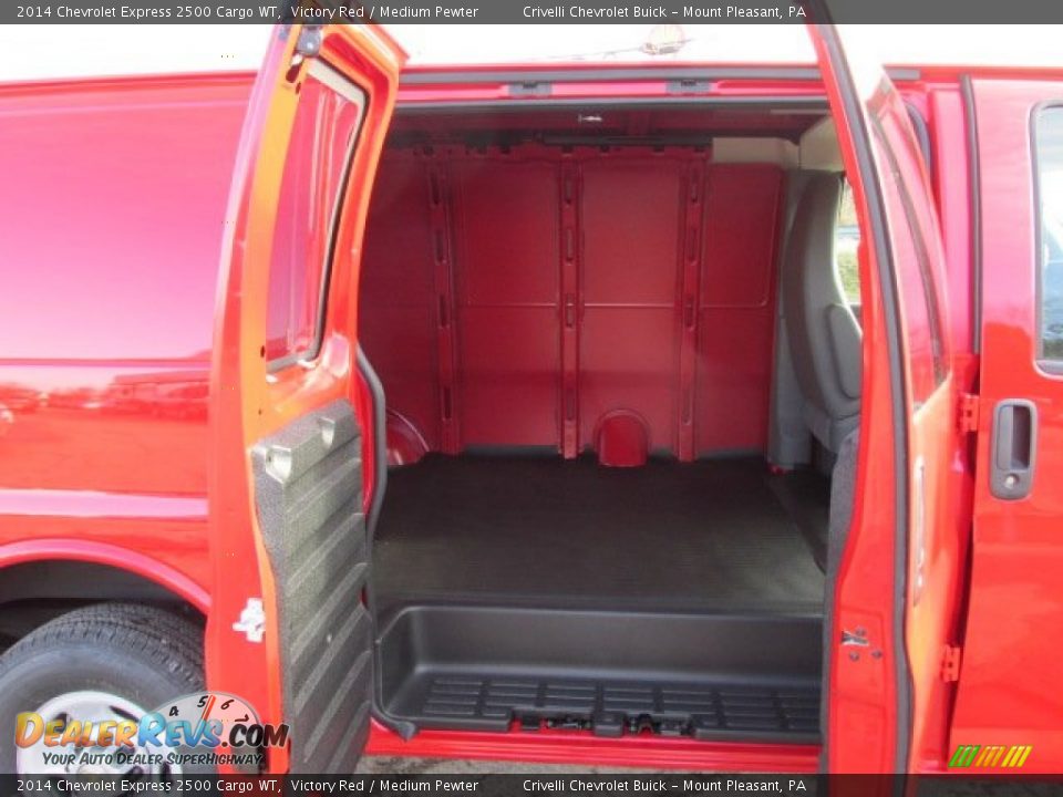 2014 Chevrolet Express 2500 Cargo WT Victory Red / Medium Pewter Photo #14