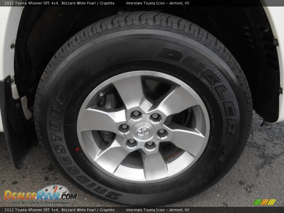 2012 Toyota 4Runner SR5 4x4 Blizzard White Pearl / Graphite Photo #23
