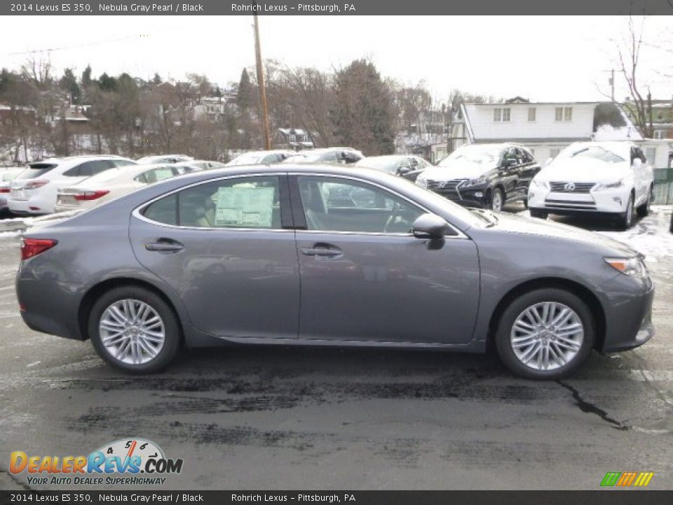 2014 Lexus ES 350 Nebula Gray Pearl / Black Photo #5