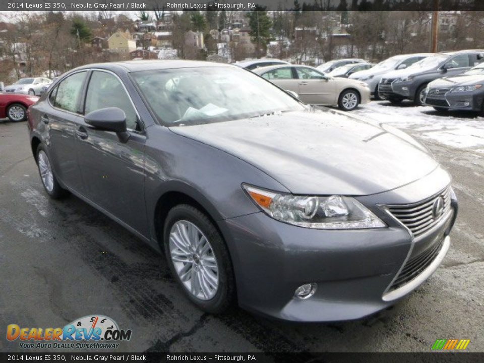 2014 Lexus ES 350 Nebula Gray Pearl / Black Photo #6