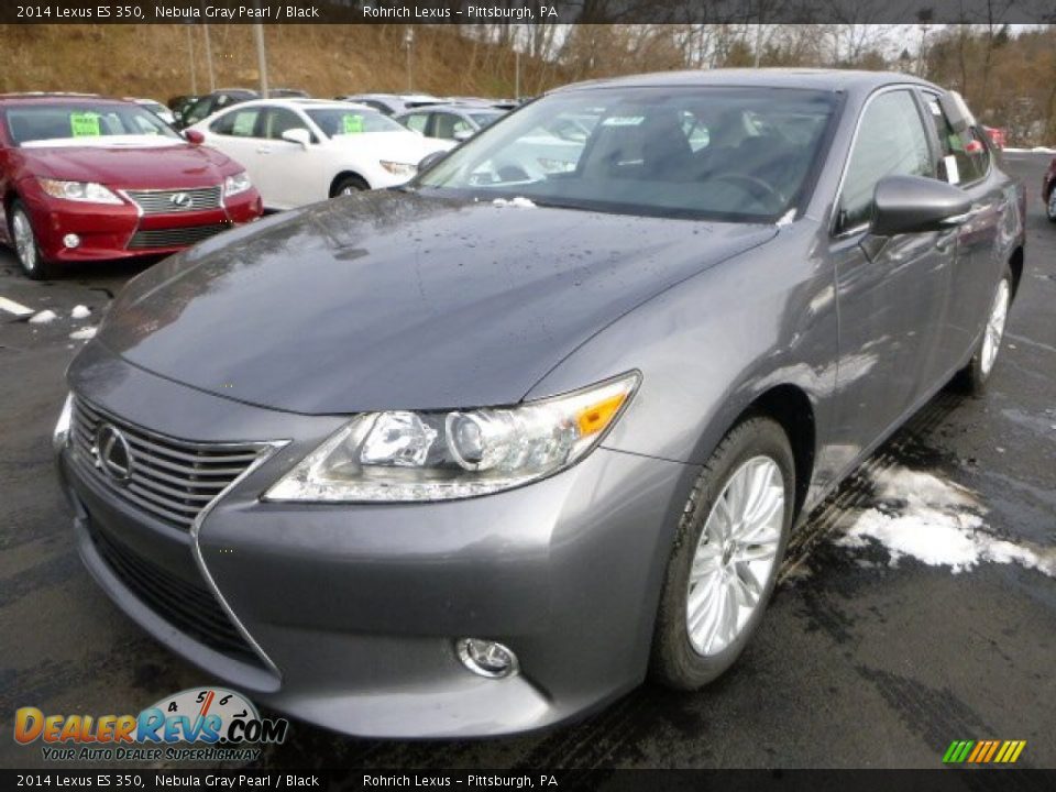 2014 Lexus ES 350 Nebula Gray Pearl / Black Photo #8