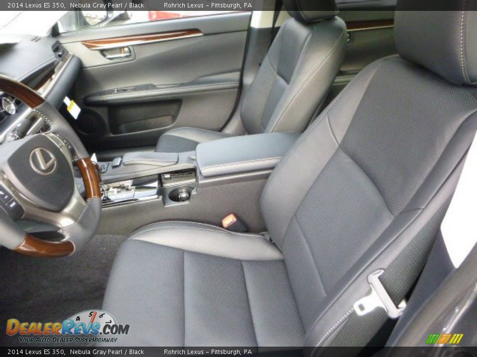 2014 Lexus ES 350 Nebula Gray Pearl / Black Photo #10