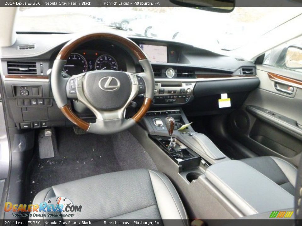 2014 Lexus ES 350 Nebula Gray Pearl / Black Photo #12