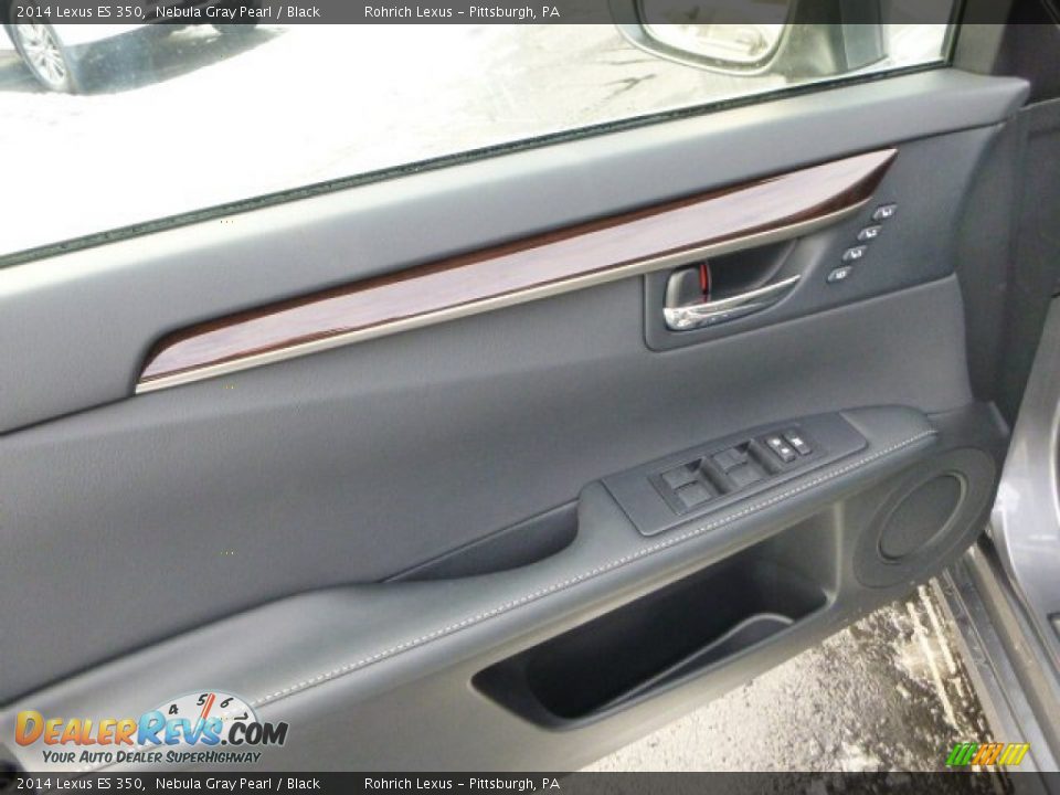 2014 Lexus ES 350 Nebula Gray Pearl / Black Photo #13