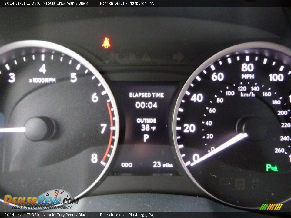 2014 Lexus ES 350 Nebula Gray Pearl / Black Photo #18
