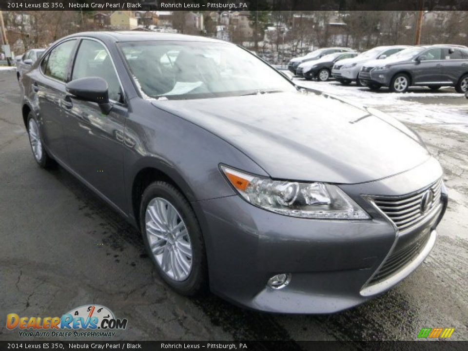 2014 Lexus ES 350 Nebula Gray Pearl / Black Photo #6