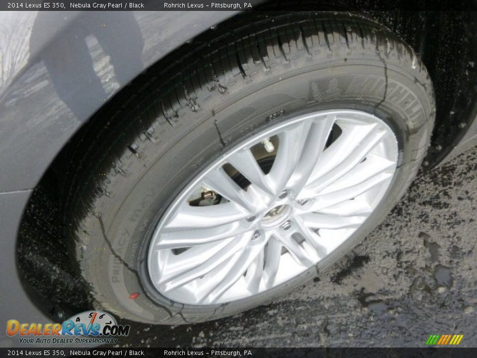 2014 Lexus ES 350 Nebula Gray Pearl / Black Photo #9