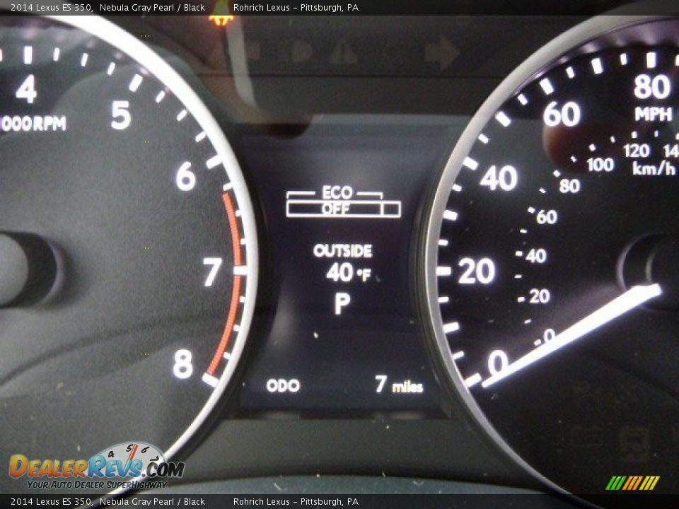 2014 Lexus ES 350 Nebula Gray Pearl / Black Photo #18