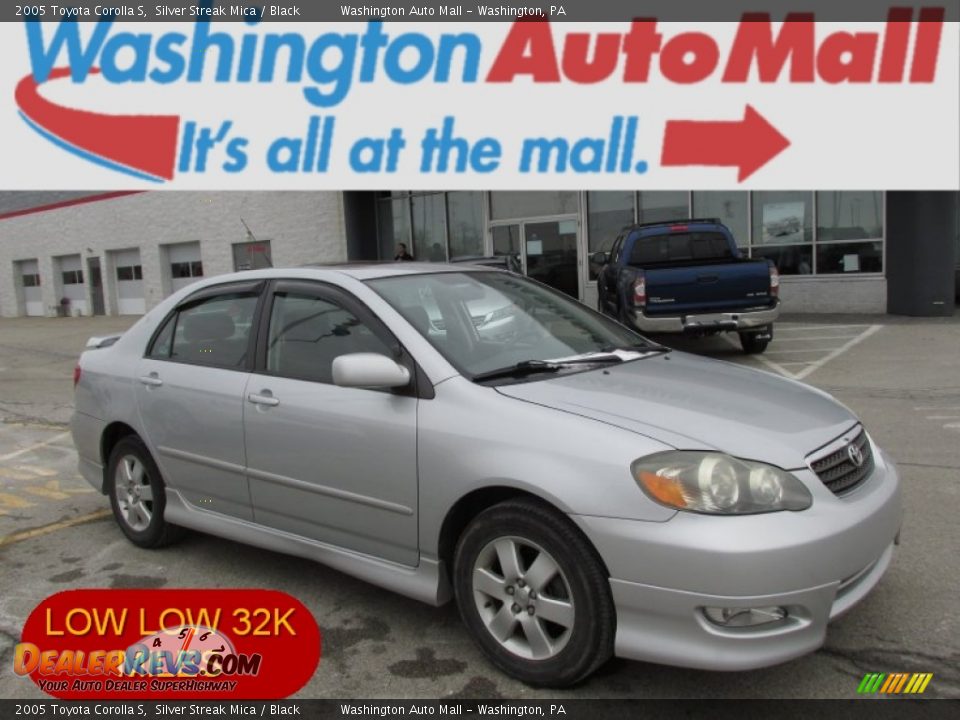 2005 Toyota Corolla S Silver Streak Mica / Black Photo #1