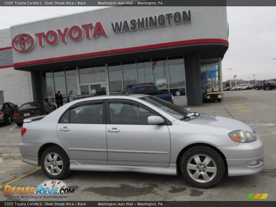 2005 Toyota Corolla S Silver Streak Mica / Black Photo #2