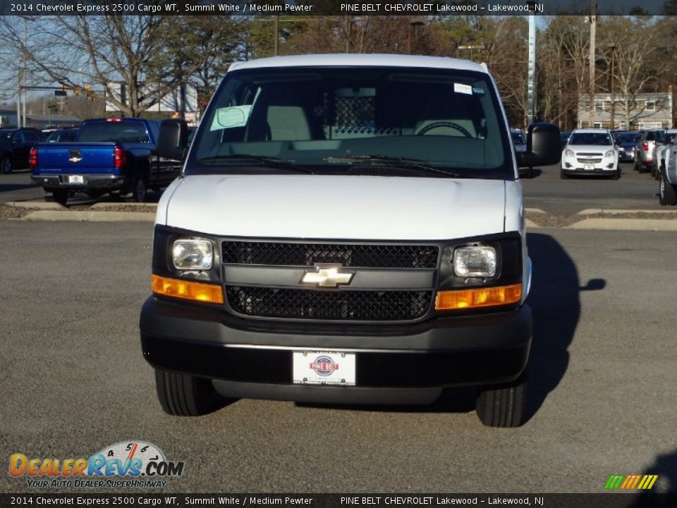 2014 Chevrolet Express 2500 Cargo WT Summit White / Medium Pewter Photo #2