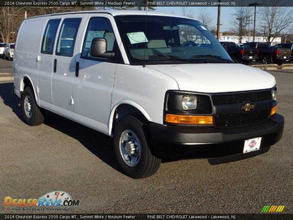 2014 Chevrolet Express 2500 Cargo WT Summit White / Medium Pewter Photo #3