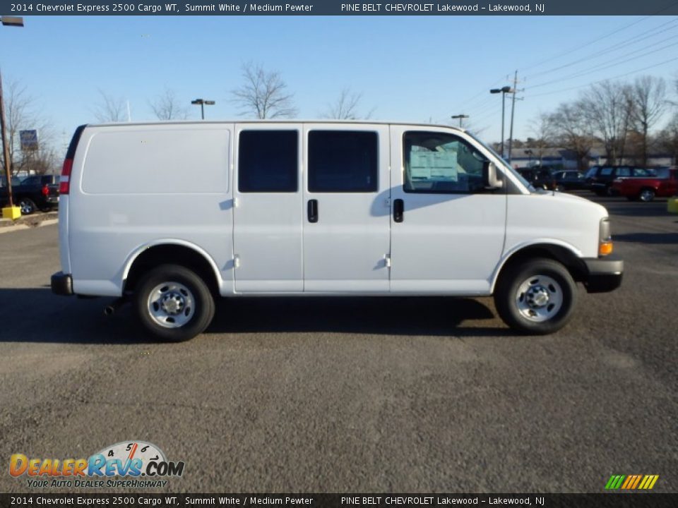 2014 Chevrolet Express 2500 Cargo WT Summit White / Medium Pewter Photo #4