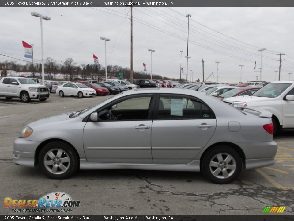 2005 Toyota Corolla S Silver Streak Mica / Black Photo #6