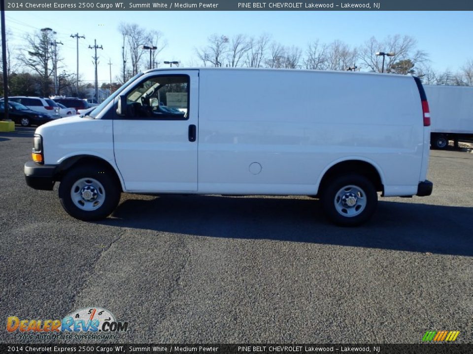 2014 Chevrolet Express 2500 Cargo WT Summit White / Medium Pewter Photo #5