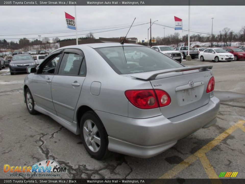 2005 Toyota Corolla S Silver Streak Mica / Black Photo #7