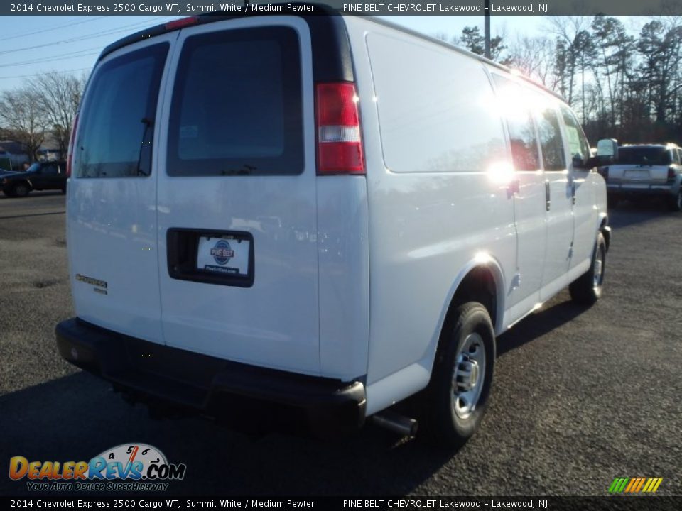 2014 Chevrolet Express 2500 Cargo WT Summit White / Medium Pewter Photo #6
