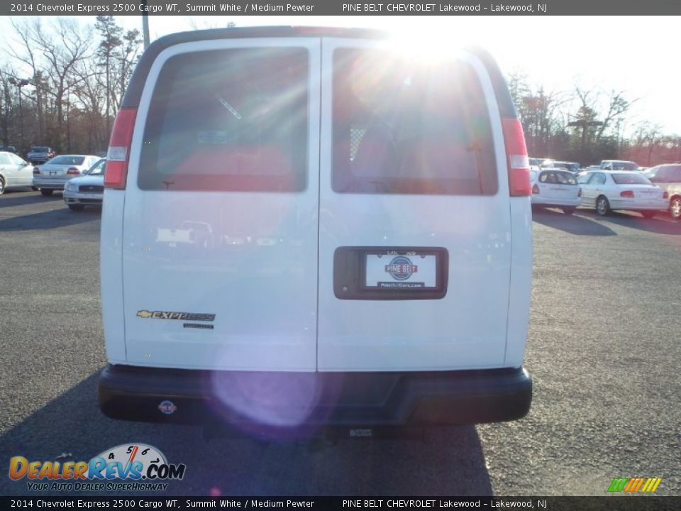 2014 Chevrolet Express 2500 Cargo WT Summit White / Medium Pewter Photo #7
