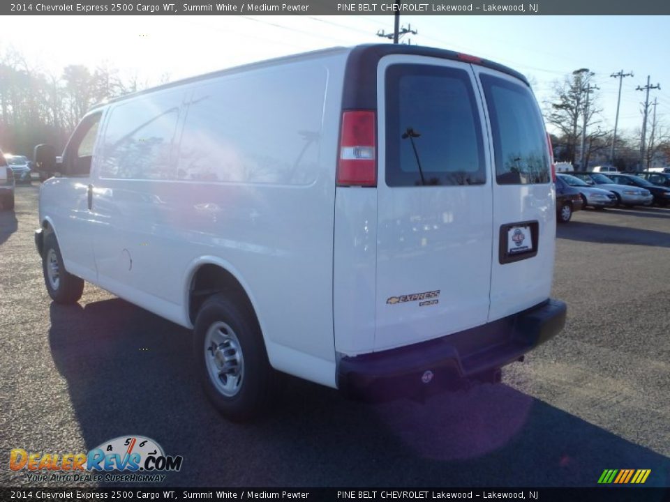2014 Chevrolet Express 2500 Cargo WT Summit White / Medium Pewter Photo #8