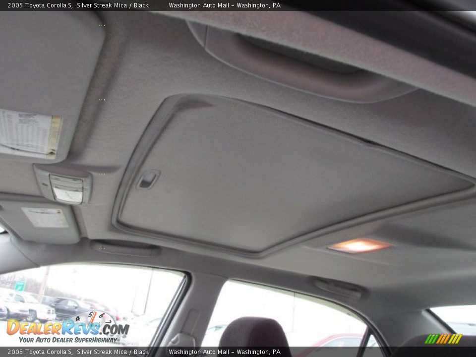2005 Toyota Corolla S Silver Streak Mica / Black Photo #10
