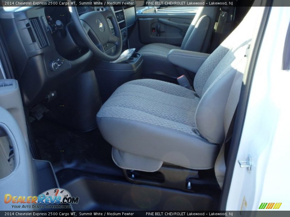 2014 Chevrolet Express 2500 Cargo WT Summit White / Medium Pewter Photo #10