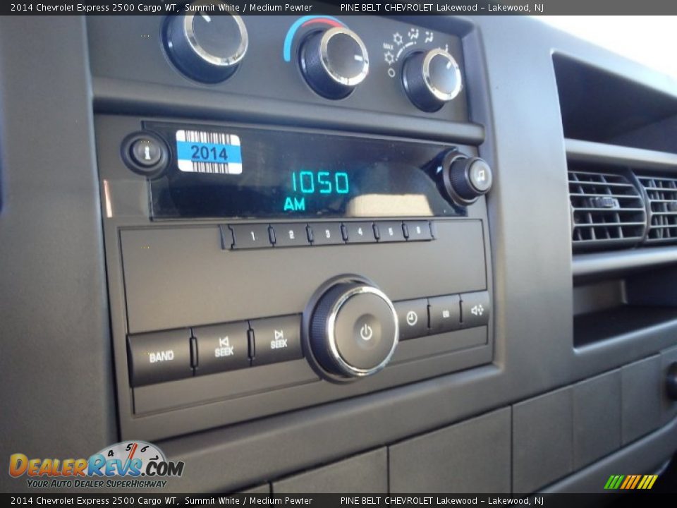 2014 Chevrolet Express 2500 Cargo WT Summit White / Medium Pewter Photo #11