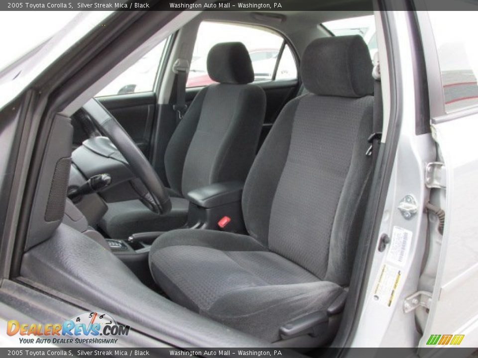 2005 Toyota Corolla S Silver Streak Mica / Black Photo #13